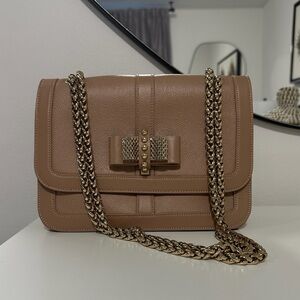 Christian Louboutin Sweet Charity Nude Bag